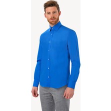 Erkek Parlament Uzun Kol Slim Fit Gömlek