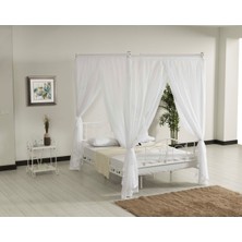 Hier Pero Sultan Tek Kişilik Başlıklı Metal Karyola 90X190 Yatak Ölçülü