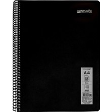 Mynote Flex Neon Defter A4 80 Sayfa 4'lü Defter Seti (2 Kareli + 2 Çizgili)