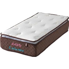 Bed Craft Bedcraft Full Ortopedik Yaylı Bebek Yatağı Bamboo Desenli Kumaş