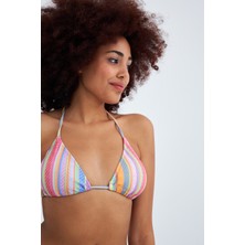 Lilian Trıangle S20012  Gökkuşağı Bikini Üst