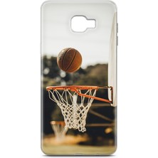 Uvilda Samsung Galaxy C7 Kılıf Uv Baskılı Abxbi 9 Arka Kapak Basket Top