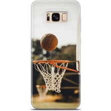 Uvilda Samsung Galaxy S8 Kılıf Uv Baskılı Abxbi 9 Koruyucu Kılıf Basket Top