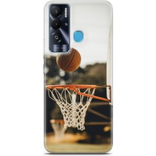 Uvilda Tecno Pova Neo Kılıf Uv Baskılı Abxbi 9 Silikon Basket Top