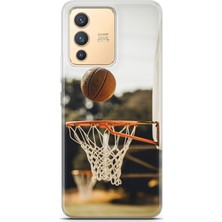 Uvilda Vivo V23 5g Kılıf Uv Baskılı Abxbi 9 Desenli Basket Top