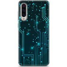 Uvilda Xiaomi Mi 9 Pro Kılıf Uv Baskılı Abxbi 7 Desenli Devreler Tron