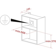 Teka - ML 8200 BIS - Ankastre Mikrodalga Fırın + Izgara - Siyah Cam - 20 lt - 112060001