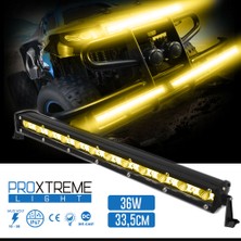 C9 12 LED 36W Yayıcı Delici Tek Sıra Off Road LED Bar 33.5cm