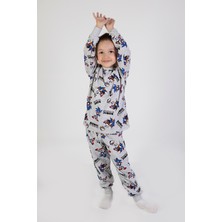 Harika Kids Erkek Çocuk Baskılı Ince Basic Pijama Takımı