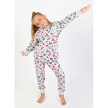 Harika Kids Kız Çocuk Baskılı Ince Basic Pijama Takımı