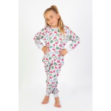 Harika Kids Kız Çocuk Baskılı Ince Basic Pijama Takımı