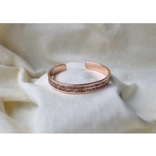 Skyfeel Bakır Bileklik %100 Saf Sağlık Için Ayetel Kürsi Enerji Bilekliği