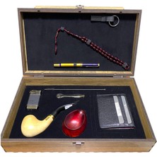 Pipsan Pipo Ahlat Ağacı Balsa Filitreli Çakmaklı Kartlık Anahtarlık Tesbih Set 605740-509254