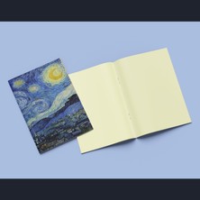 Grafikspan 3'lü Van Gogh Defter Seti Karton Kapak Çizgisiz Not Defter 64 Sayfa Notebook