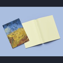 Grafikspan 3'lü Van Gogh Defter Seti Karton Kapak Çizgisiz Not Defter 64 Sayfa Notebook