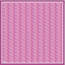 Armine Soft Eflatun Desenli Eşarp 6086 - 13