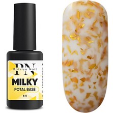Patrisa Nail Rubber Potal Kamuflaj Renkli Base TPO FREE  - Milky