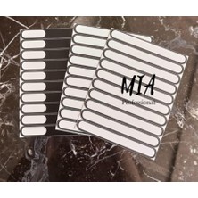 Mia Professional Kartela  için stiker beyaz 10 adet