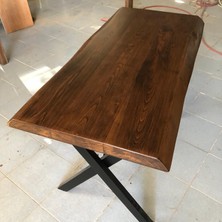 Bintaş Mobilya Kütük Ağaç Masa 120 x 70 Cm