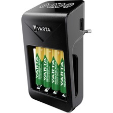 VARTA LCD Plug Şarj Cihazı +4 adet 2100mAh AA Şarj Edilebilir Pil