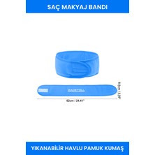 Madetoll Saç Bandı Makyaj ve Cilt Bakım Cırtcırtlı Havlu Bant