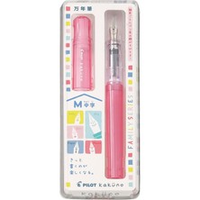 Pilot Kakuno Medium Dolma Kalem Pembe Gövde Pembe Kapak - M