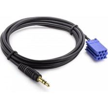 YKA Vw Volkswagen Araçlar Için Hazır Aux Kablosu 1 Metre 8 Pinli