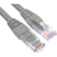 Hitachi CAT6E 0.57MM Gri Ethernet Lan Kablosu