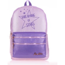 Kaukko Sparkle Sırt Çantası Duble Lila K1568