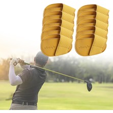 Shekel Golf Demir Kafa Kapakları Golfçü Golf Için Golfçü Için Taşınabilir Koruyucu Sarı Küçük (Yurt Dışından)