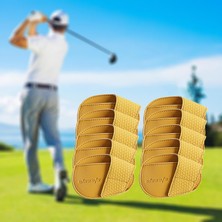 Shekel Golf Demir Kafa Kapakları Golfçü Golf Için Golfçü Için Taşınabilir Koruyucu Sarı Küçük (Yurt Dışından)