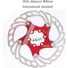 Teotake 2 Adet Bisiklet Disk Fren Rotoru Yol Mtb Disk Fren Rotoru Paslanmaz Çelik Bisiklet Rotoru (Kırmızı, 140MM) (Yurt Dışından)