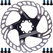 Teotake 2 Adet Bisiklet Disk Fren Rotoru Mtb Yol Disk Fren Rotoru Paslanmaz Çelik Bisiklet Rotoru (Siyah, 160MM) (Yurt Dışından)