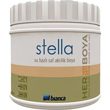 Bianca Stella Su Bazlı Saf Akrilik Boya 0.5 Lt Kese Kağıdı