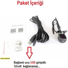 Ucuzcu Market USB Girişli Wifi Geri Görüş Kamerası (Cep Telefon+Tablet ile Arkayı Kablo Çekmeden Izleme Imkanı - Tak Çalıştır)