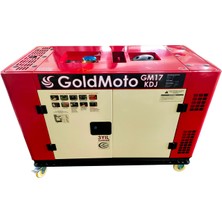 Goldmoto GM17KDJ 17KVA Monofaze Marşlı Kabinli Dizel Jeneratör