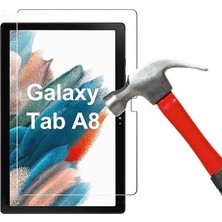 Smody Samsung Galaxy Tab A8 Lte SM-X207 Silikon Kılıf + Temperli Cam