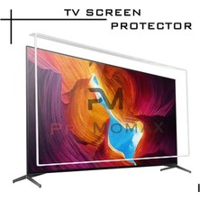 Promaster 65" Inç 165 Ekran 4K Uyumlu  Şeffaf Ultra Dayanıklı Tv Ekran Koruyucu Tv Screen Protector