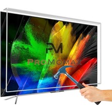 Promaster 50" Inç 127 Ekran 4K Uyumlu Şeffaf Ultra Dayanıklı Tv Ekran Koruyucu Screen Protector