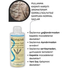 Nonsive Shampoo Type1  Kepek Karşıtı, Bakım Şampuanı/Uçucu Yağlar İçeren Tuzsuz Sülfatsız Şampuan