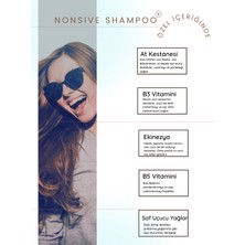 Nonsive Shampoo Type1  Kepek Karşıtı, Bakım Şampuanı/Uçucu Yağlar İçeren Tuzsuz Sülfatsız Şampuan