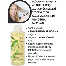 Nonsive Shampoo Type3 Kepek Karşıtı Arındırıcı Yağlı Saçlar İçin Şampuan- Aromaterapi İçerikli Tuzsuz Sülfatsız Şampuan