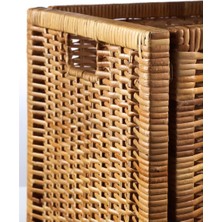 IKEA Branas Kutu Sepet Rattan Açık Kahve 32X34X32 cm