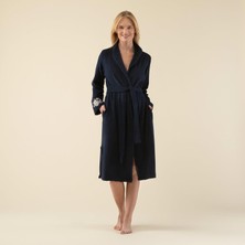 Chakra Coranda Kadın Bornoz Marin Mavi