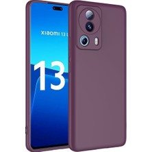 ZORE Xiaomi Mi 13 Lite Amera Çıkıntılı Içi Kadife Lansman Yumuşak Dokulu Silikon Kapak