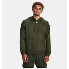 Under Armour Erkek UA Rival Fleece Kapüşonlu Üst 1379757-390