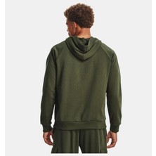 Under Armour Erkek UA Rival Fleece Kapüşonlu Üst 1379757-390