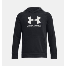 Under Armour Erkek Çocuk UA Rival Fleece Big Logo Kapüşonlu Üst 1379791-001