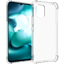 ZORE Xiaomi Mi 10 Lite Uyumlu Şeffaf Darbe Emici Köşe  Airbağ Korumalı Renksiz Silikon Kapak