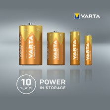 VARTA Longlife AAA Alkalin kalem pil 10'lu paket